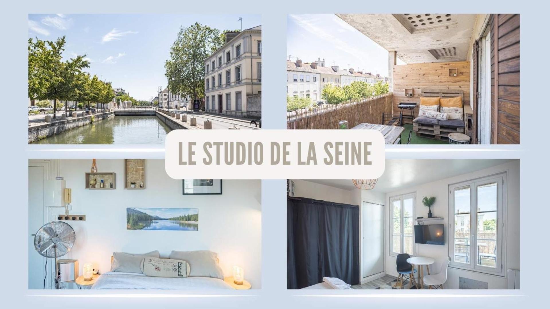 Апартаменты Studio De La Seine - Balcon - Hypercentre - Parking Inclus Труа Экстерьер фото